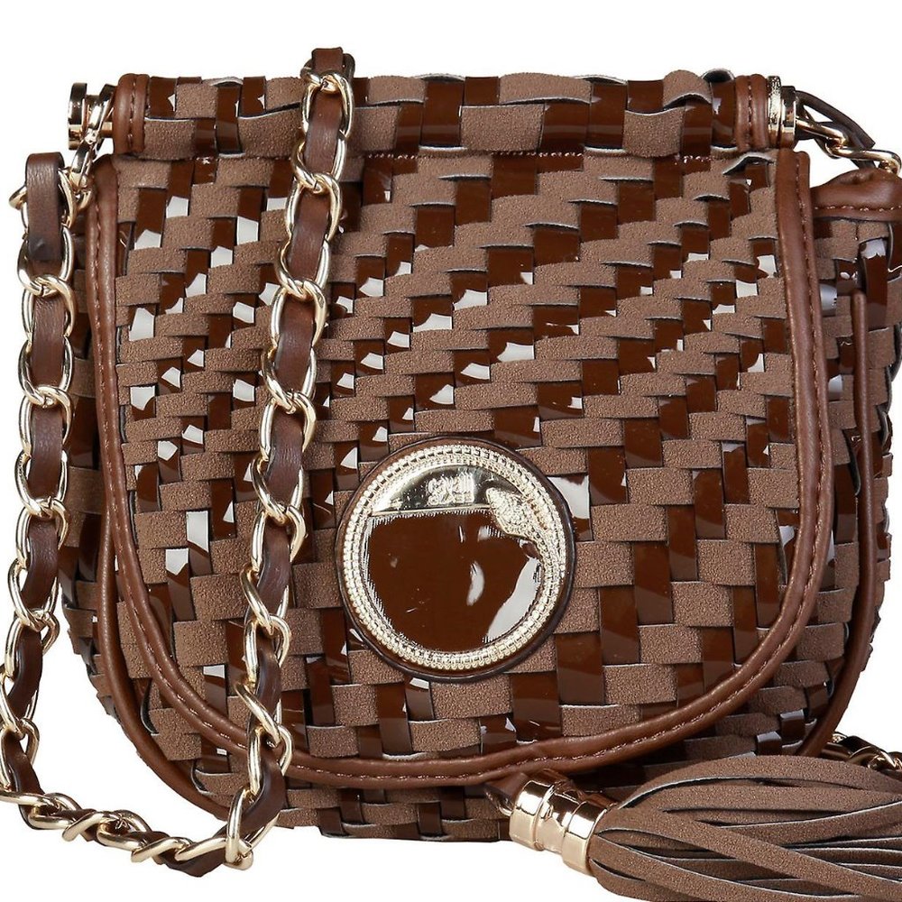 Cavalli Class Brown Crossbody Bag